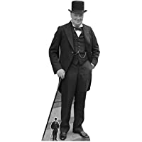 STAR CUTOUTS Ltd SC1451 Winston Churchill Conservador Fiestas históricas- VE Day y Eventos políticos con Mini pie de…